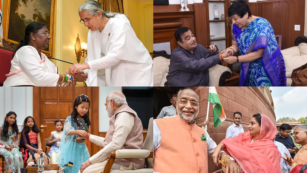 Here's how Indian politicians celebrated Raksha Bandhan; See Pics