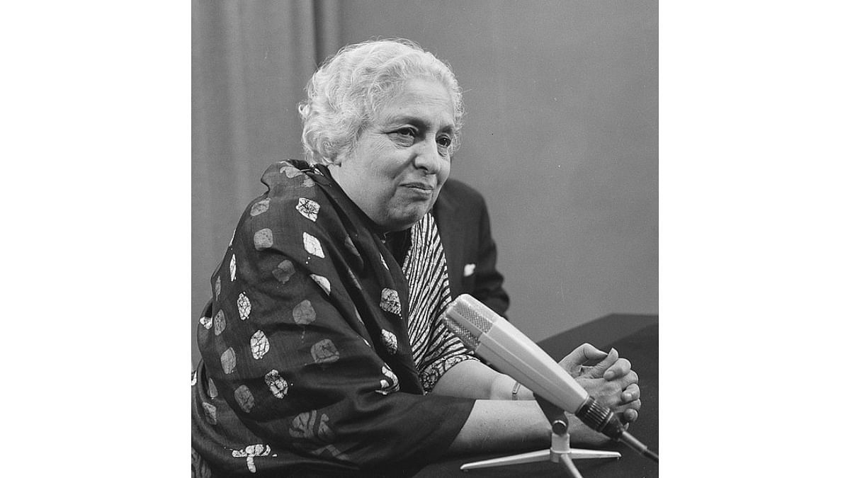 Freedom is not for the timid | Vijaya Lakshmi Pandit was an Indian diplomat, politician, and sister of India's first Prime Minister, Jawaharlal Nehru. She was active in the Indian freedom movement and held high national and international positions. Credit: Wikimedia Commons