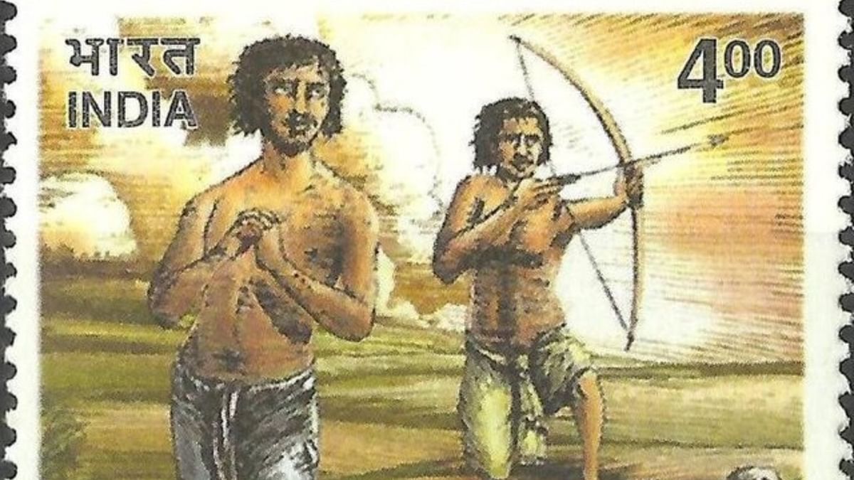 Sidhu Murmu and Kanhu Murmu, two brothers and tribal freedom warriors, fought the British in the Santhal Revolt of 1855 with their bows and arrows. Credit: Wikimedia Commons