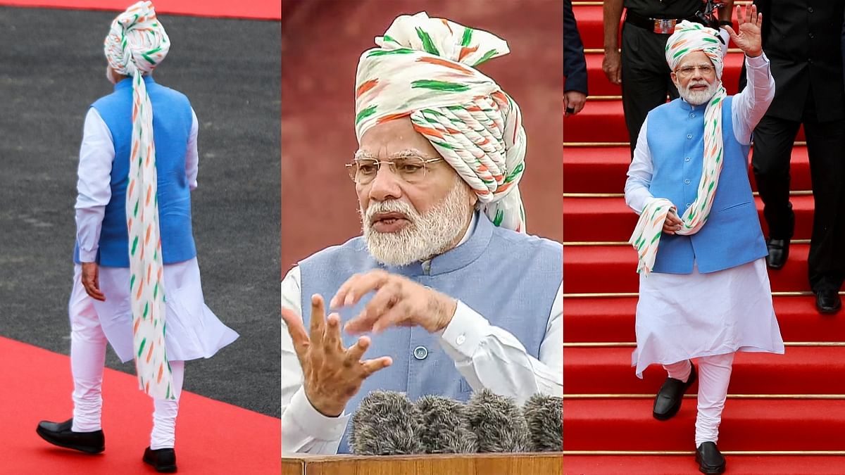 From tricolour safa to white kurta, decoding PM Modi's Independence Day attire
