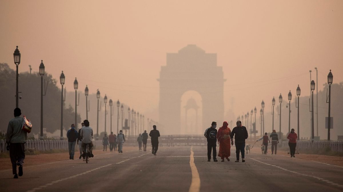 India's national capital Delhi has topped the list of the world's most polluted cities. The report showed that Delhi has the highest average level of fine PM2.5 among the world's most polluted cities. Delhi reported an average annual exposure of 110 µg/m3, said the report. µg/m3 refers to microgram per cubic metre. Credit: AFP Photo
