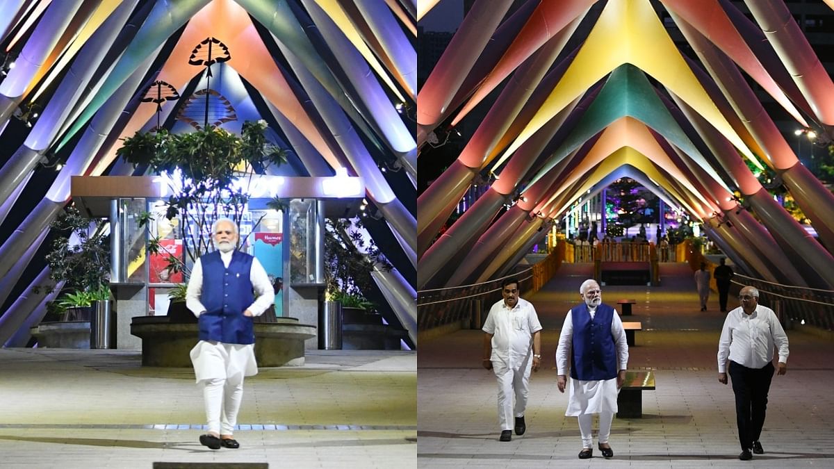PM Modi unveils 'Atal Bridge' on Sabarmati riverfront in Gujarat