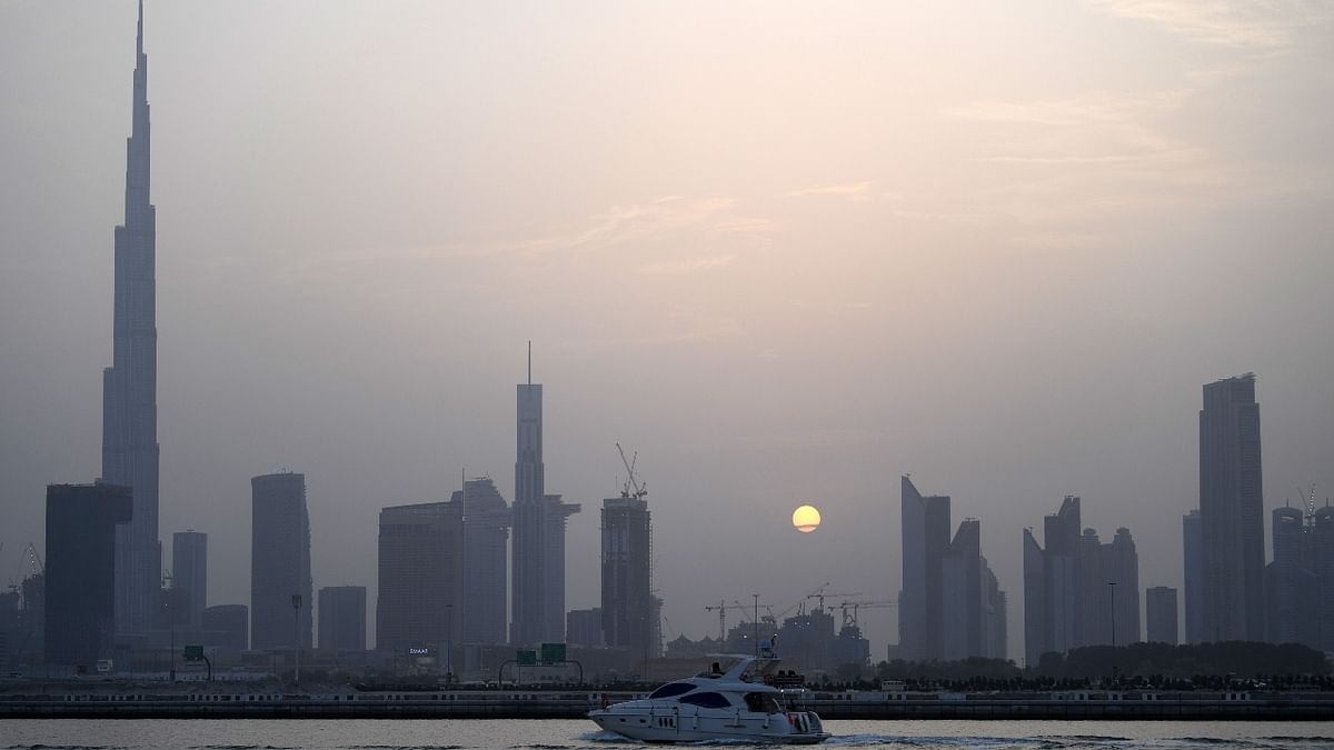 The 'city of skyscrapers Dubai ranks second on the list with 107 high-rises with over 200 meters. Credit: AFP Photo