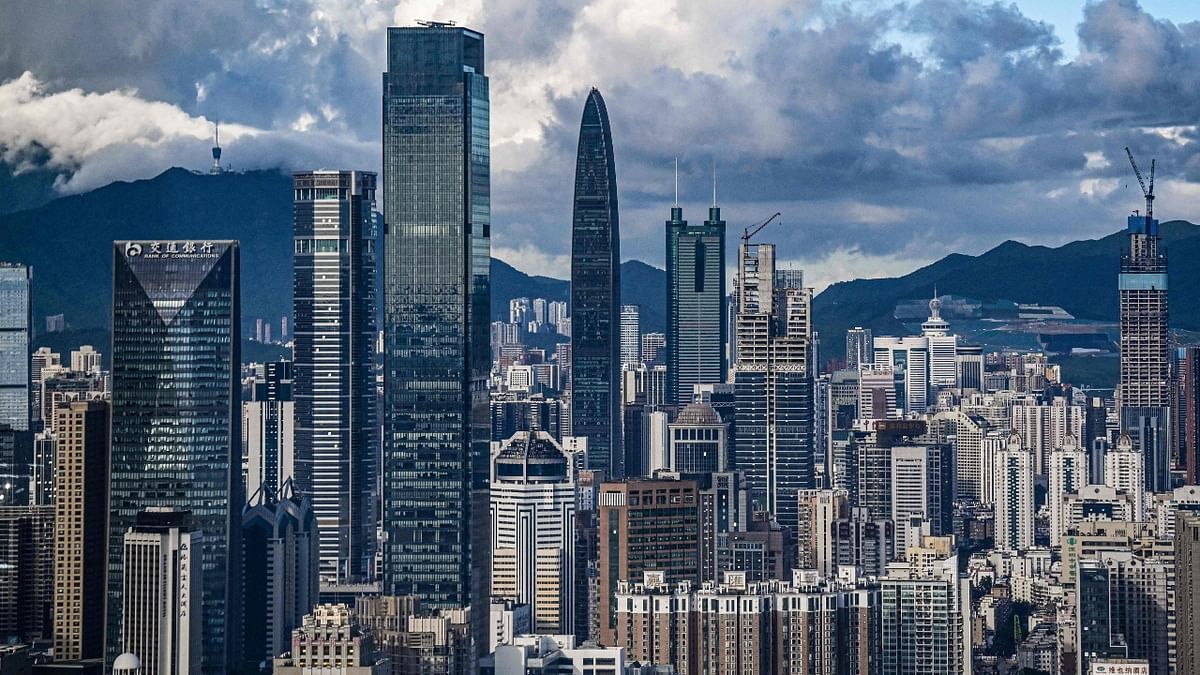 China's Shenzhen tops the list of most skyscrapers over 200 meters in the world. The city has over 120 buildings that stand tall with over 200 meters. Credit: AFP Photo