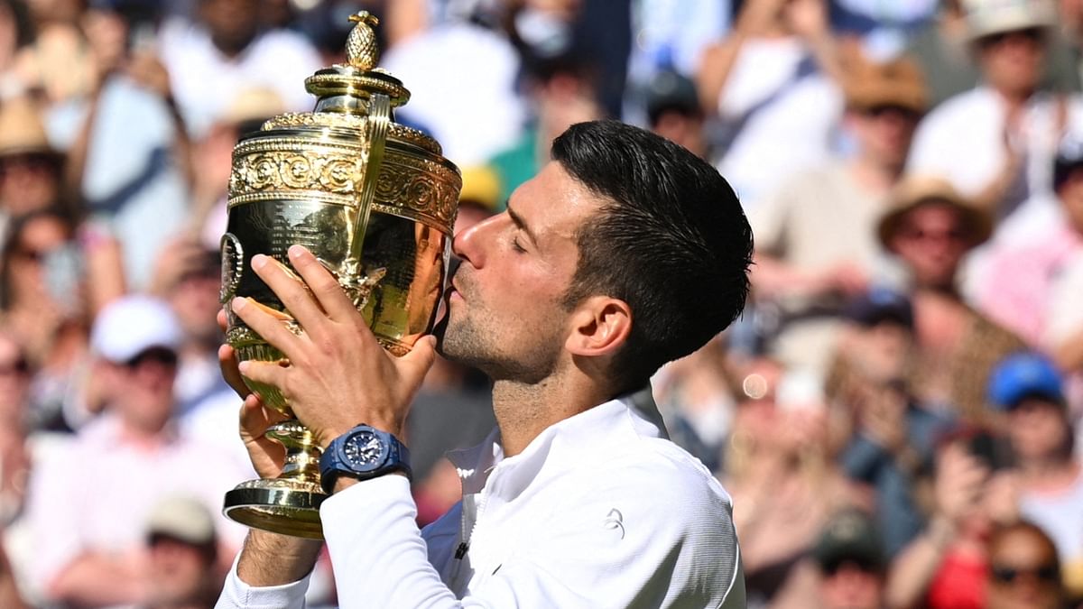 Novak Djokovic has the second-most Grand Slam titles for a man in tennis history. Djokovic has won 21 Grand Slams under his kitty. Credit: AFP Photo