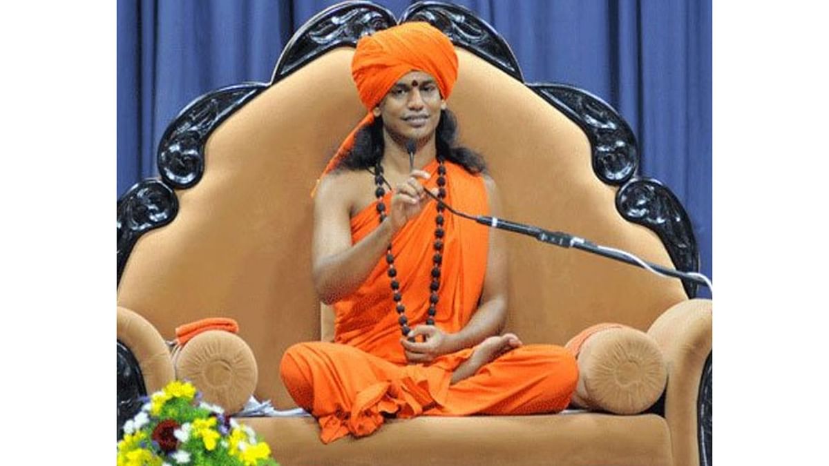 In 2010, Swami Nithyananda from Karnataka hit the headlines when a sex tape allegedly of him with an actress was shown on a TV channel. Nithyananda, who faces allegations of rape and land grabbing, has served two stints in jail, including 53 days in 2010. Credit: DH Photo