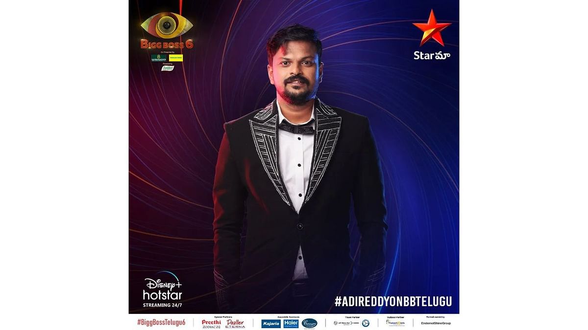 Adi Reddy: Adi is a Youtuber, Cricket Analyst & Bigg Boss Critic and was the 18th contestant to enter the Bigg Boss 6 Telugu house. Credit: Special Arrangement