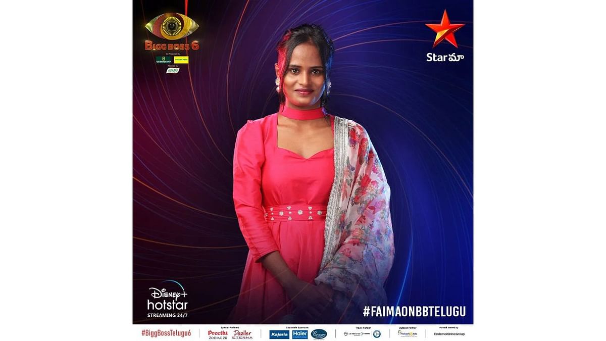 Faima: Comedian Faima will be seen entering Bigg Boss Telugu 6 house as one of the participants. Credit: Special Arrangement
