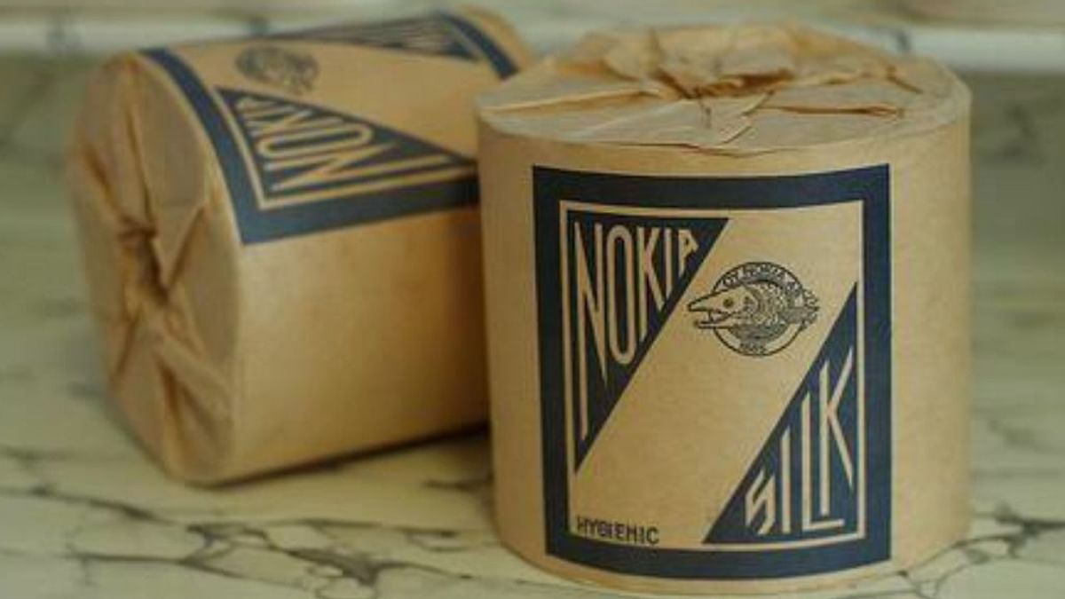 Nokia | The popular Finnish company is remembered, largely, for its mobile phones. But what many might not know is that the company was founded in 1865 as a paper mill and one of its first products was toilet paper. Credit: Twitter/JonErlichman