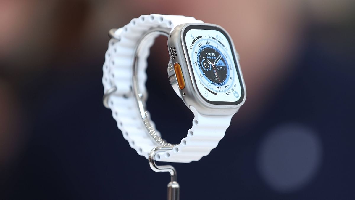 Apple Watch SE: The Apple Watch SE comes with features like a Retina OLED display, optical heart rate sensor, fall detection, and emergency SOS, with water resistance up to 50 metres deep. This has been an excellent alternative for people searching for a more affordable wearable to link with their iPhone since its release two years ago. Credit: AFP Photo
