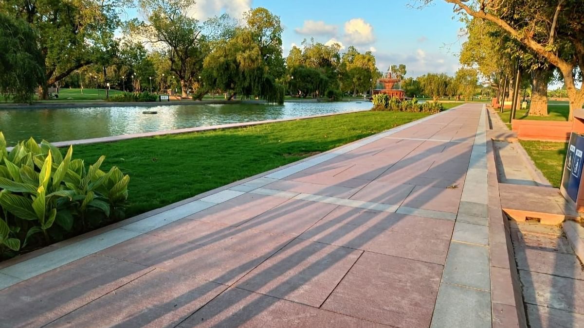 The major highlight of the Avenue is that underground walkways have been built for pedestrians to ensure smooth passage for vehicular traffic on Rajpath. Credit: ANI Photo