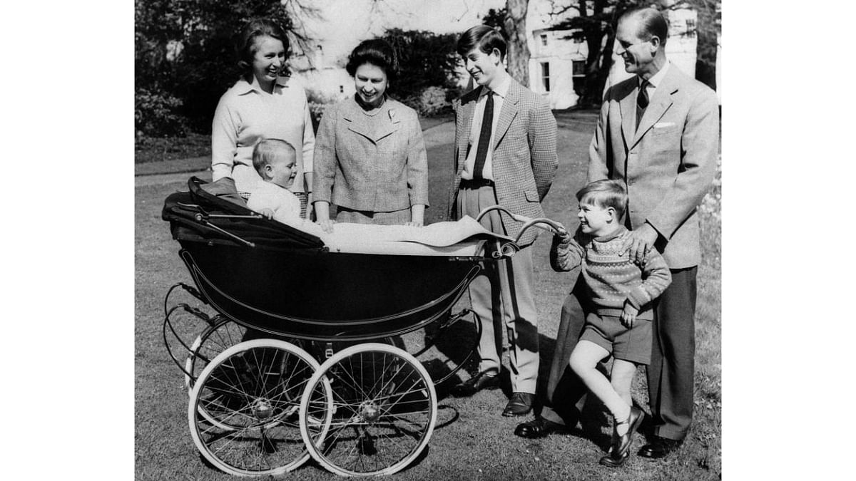 Elizabeth became the mother of the second child and her only daughter, Anne on August 15, 1950. Credit: AFP Photo