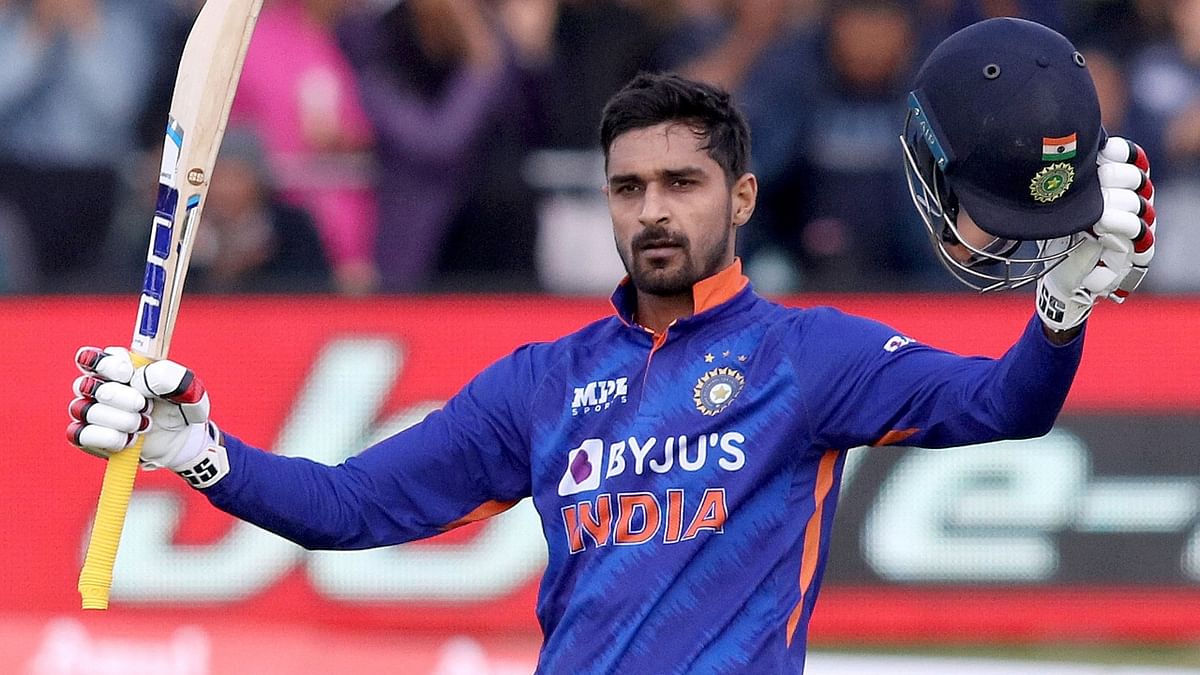 Deepak Hooda: One of the budding players in Indian Cricket, Deepak Hooda is the fifth player to join the club. He smashed a century in T20 Internationals against Ireland in Dublin in June 2022. Credit: AFP Photo