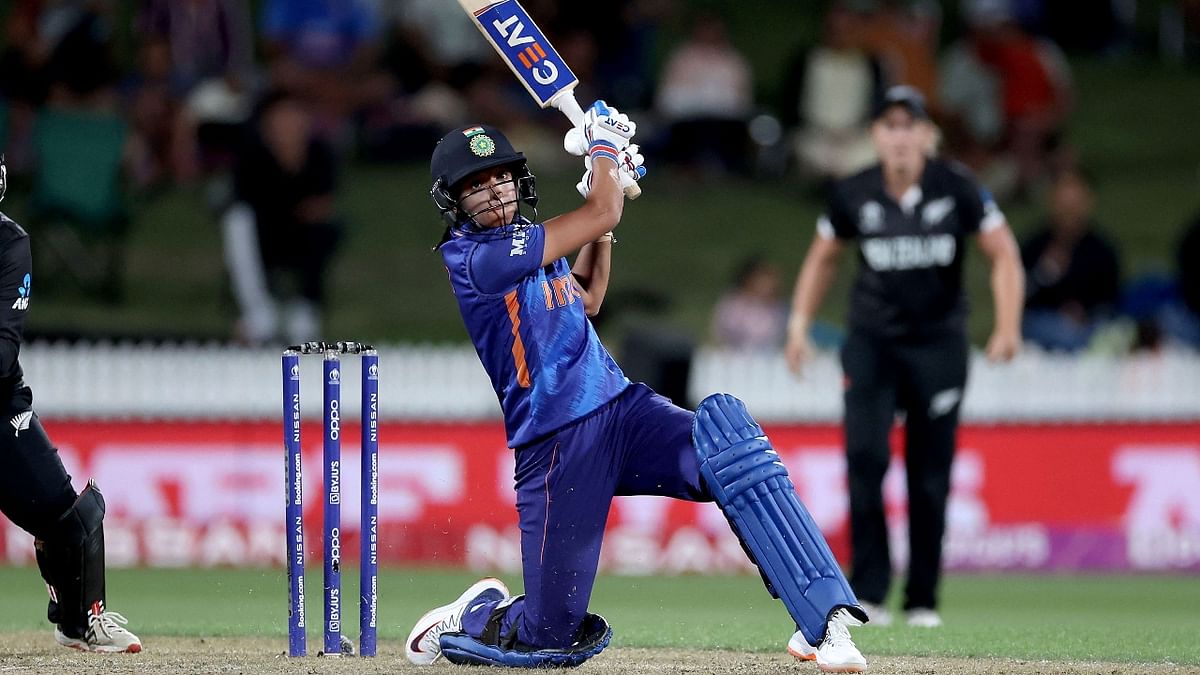 Harmanpreet Kaur: Harmanpreet Kaur, who is known for her aggressive batting, is the fourth Indian to have scored a T20I century. She is the first Indian to do so in the Women’s game and remains the only one to do so to date. She achieved this feat against New Zealand in the 2018 Women's World Cup. Credit: AFP Photo