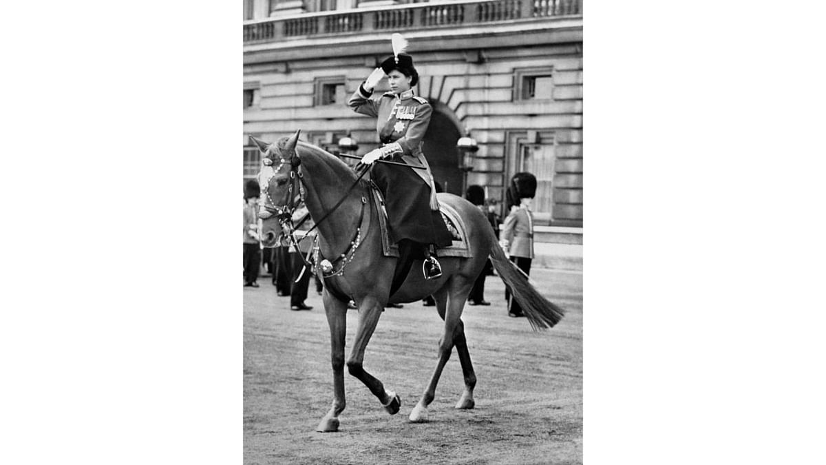 Elizabeth's schooling also included learning to ride, swim, dance and study of fine art and music. Credit: AFP Photo