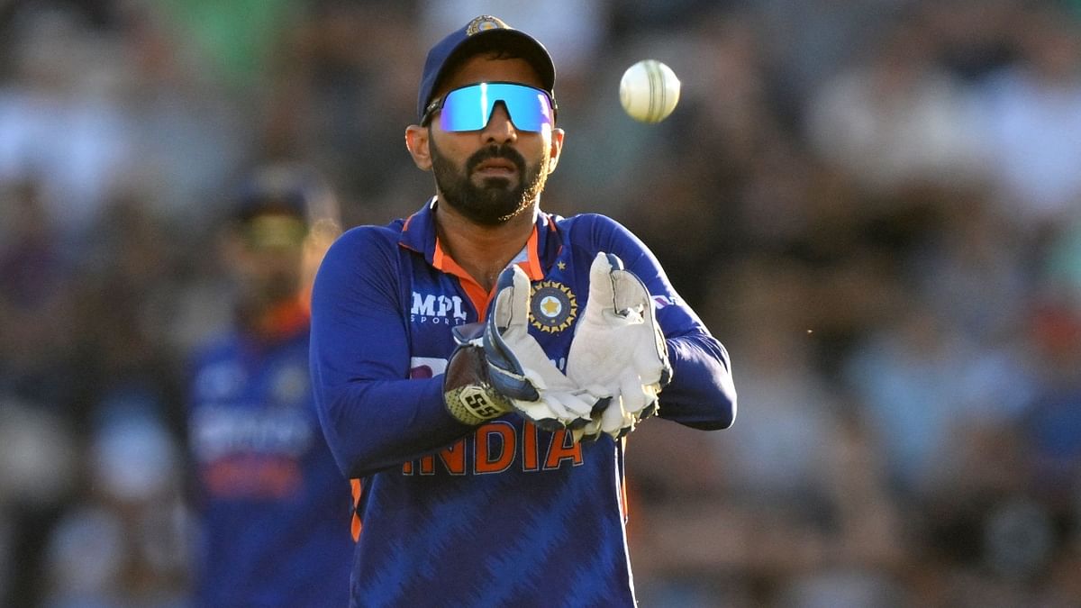 Dinesh Karthik will be a keeper-batsman for Team India. Credit: AFP Photo