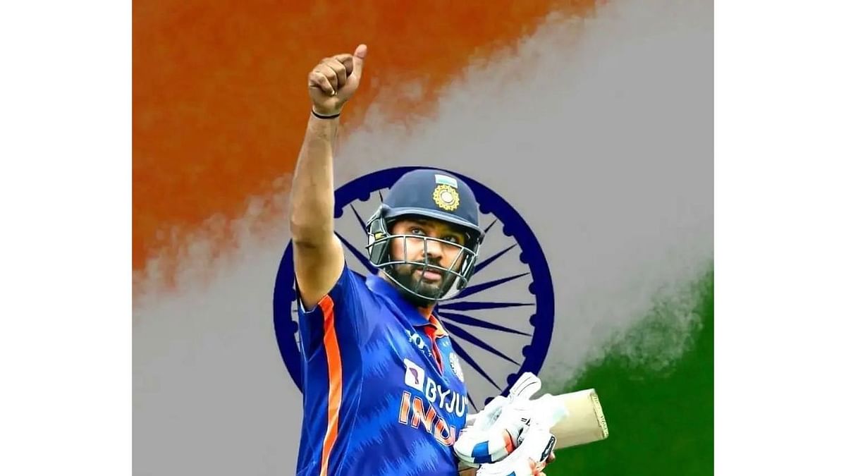 For the first time, Rohit Sharma will be captaining India in a major ICC tournament. Credit: Instagram/@rohitsharma45