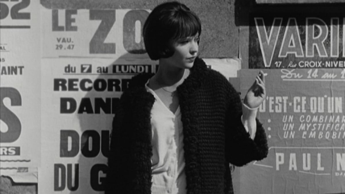 Vivre Sa Vie (My Life to Live) (1962): Anna Karina played Parisian girl Nana who dreams of becoming an actress but fails and ends up as a prostitute. Credit: Twitter/TheCinesthetic