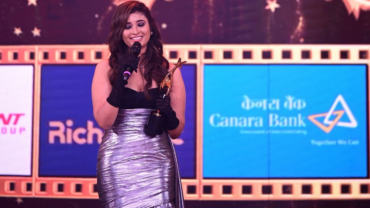 Best Actress in a Supporting Role (Kannada) - Aarohi Narayan for 'Drishya 2'. Credit: SIIMA