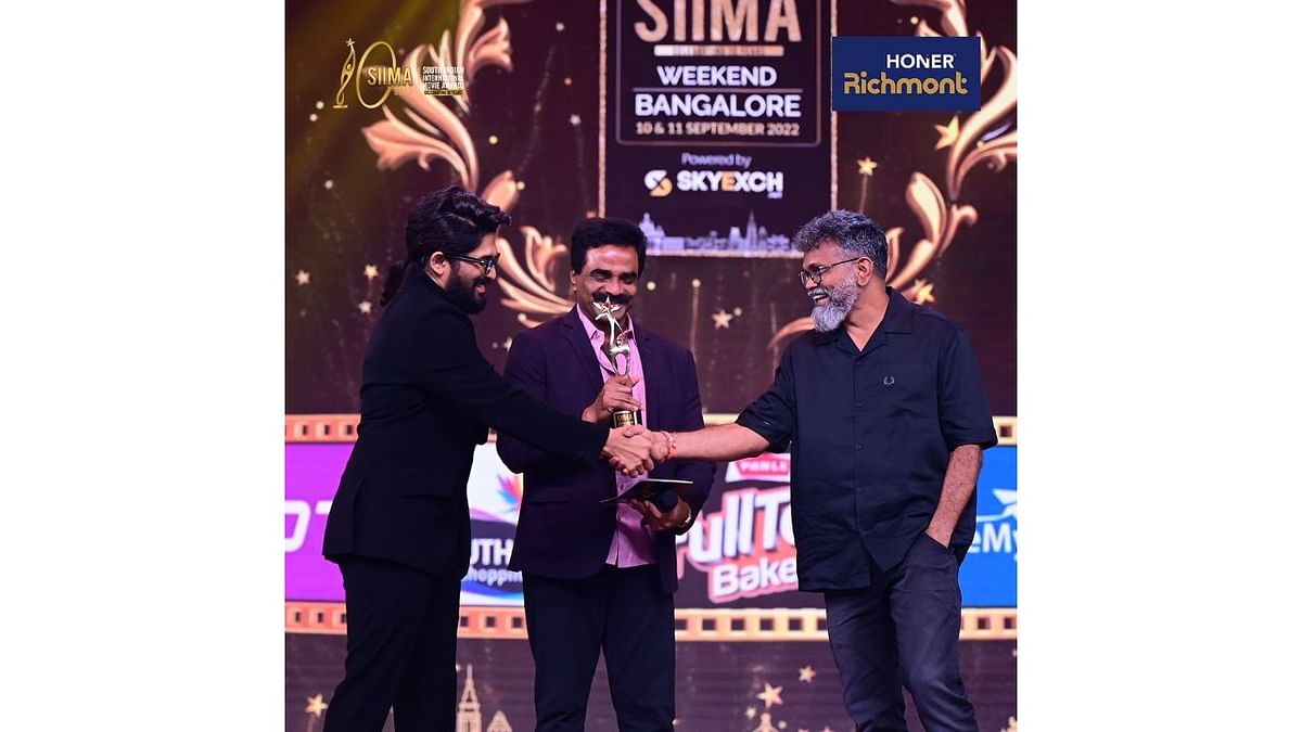 Best Director (Telugu) - Sukumar for 'Pushpa: The Rise'. Credit: SIIMA