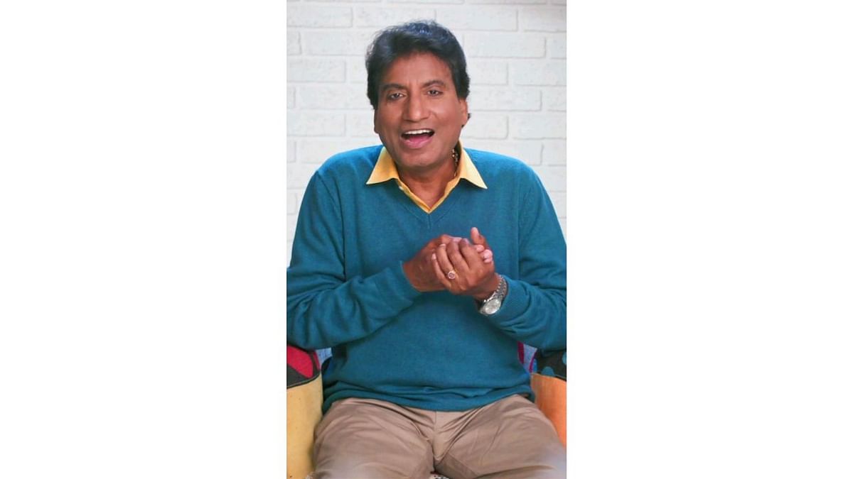 While he rose to fame with his participation in the comedy show ‘Great Indian Laughter Challenge' (2005), what many do not know is that he struggled for decades to get a foothold in showbiz. Credit: Instagram/rajusrivastavaofficial