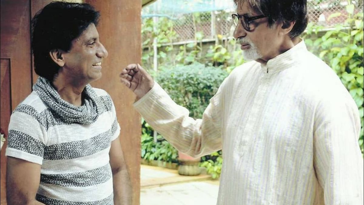 Raju Srivastava was fond of legendary actor Amitabh Bachchan and his movies inspired him to make a career in showbiz. Raju started his career by mimicking the voice of Big B. Credit: Instagram/rajusrivastavaofficial