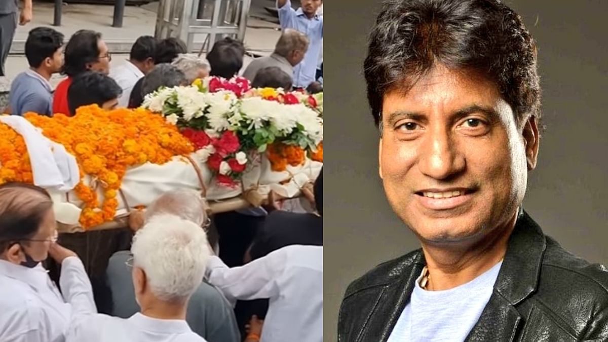 Raju Srivastava's funeral: Friends & family bid tearful adieu
