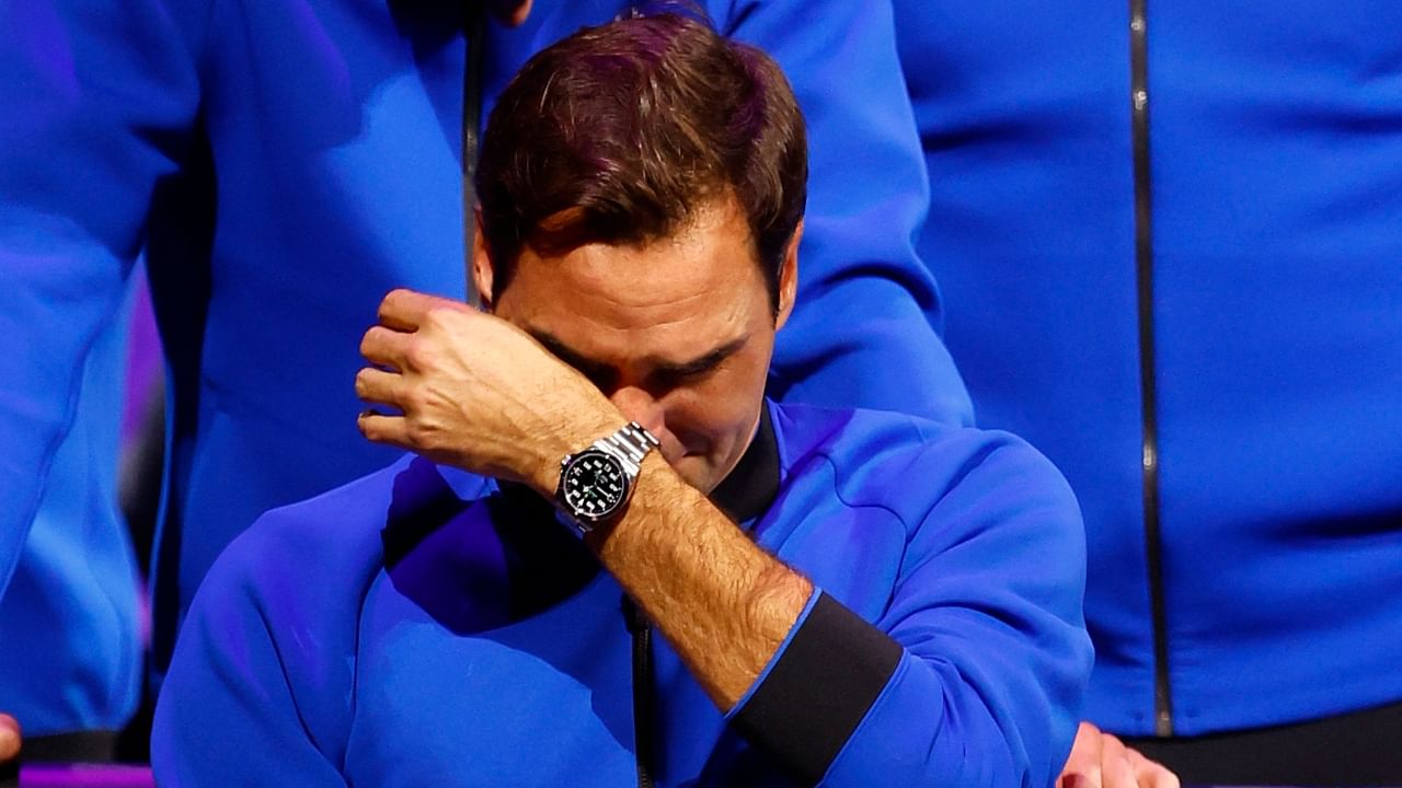 Laver Cup 2022 Roger Federer in tears as he bows out of tennis after his careers final match