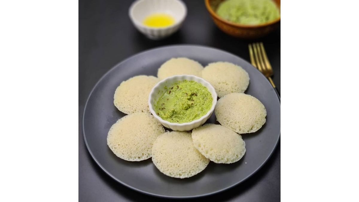 Sama Idli: This savoury rice cake dish is made by steaming a batter consisting of sama rice (swang ke chawal) and spices used during fast. One can have this for breakfast or dinner with varieties of chutney. Credit: the_food__and_more/Instagram