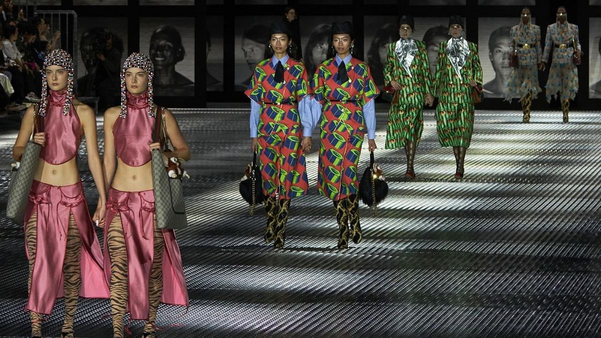Milan Fashion Week: Gucci dresses 68 identical twins in matching looks