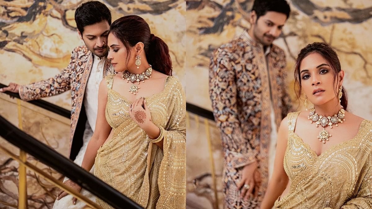 Richa Chadha and Ali Fazal are now officially man and wife with their recently concluded Delhi wedding festivities. Credit: Special Arrangement
