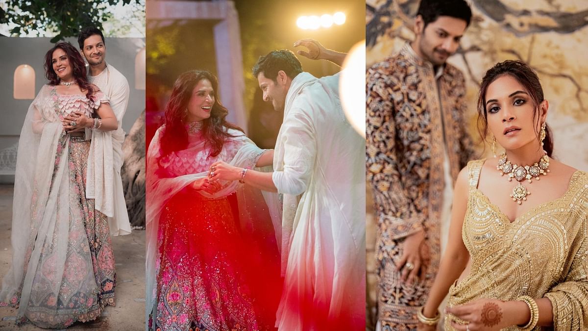 See dreamy pictures from Richa Chadha & Ali Fazal's gala wedding