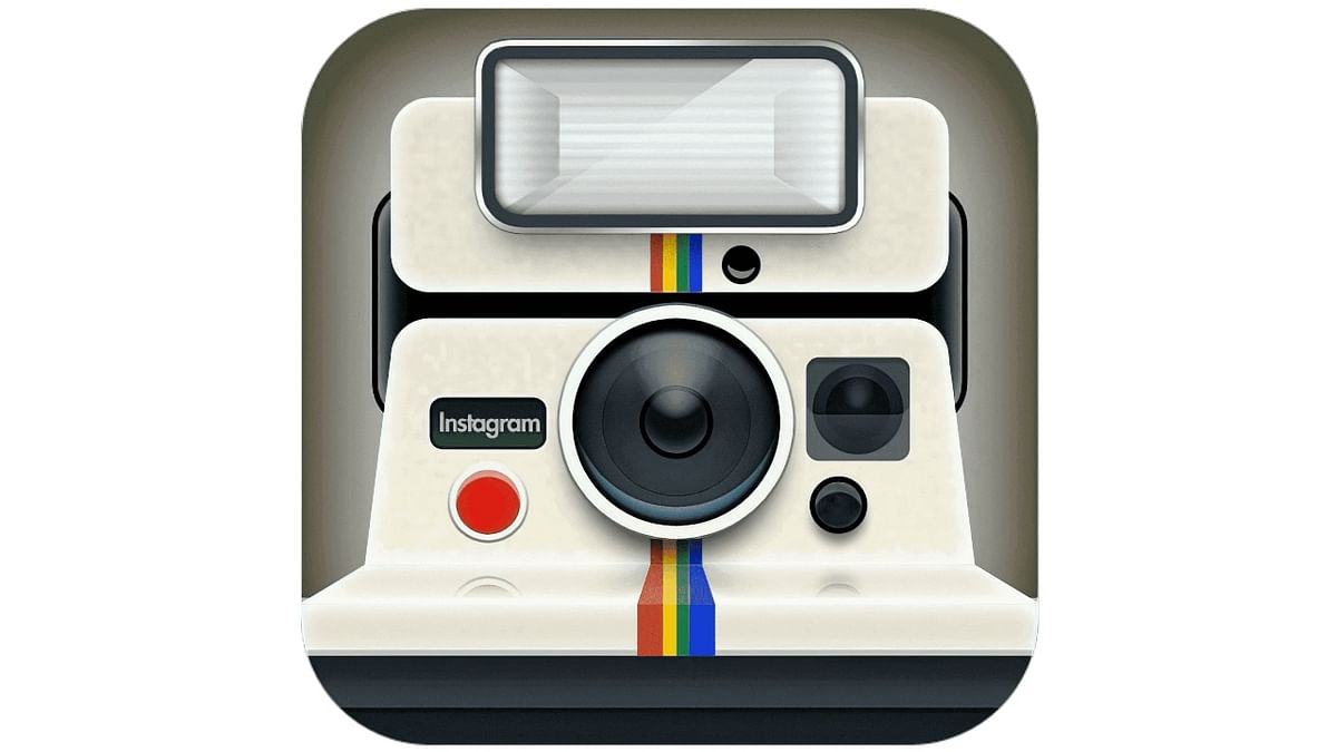 Instagram: The original Instagram logo was a knock-off Polaroid camera with a rainbow in it. The logo was designed by the company's co-founder Kevin Systrom. Credit: Instagram