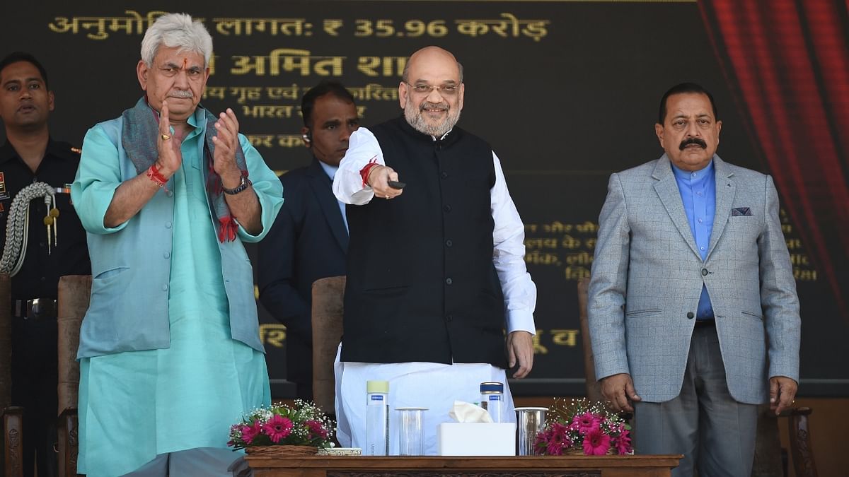 Two developments stand out after Union Home Minister Amit Shah’s three-day visit to Jammu and Kashmir concluded on Wednesday. One was the promise of granting a Schedule Tribe (ST) status to the Pahari community. Credit: PTI Photo