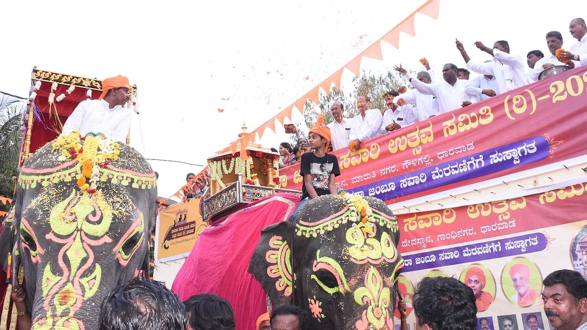 The 'Nada Habba' (state festival) to depict Karnataka's rich culture and traditions was celebrated in a grand manner this year. It was coupled with reminiscence of royal pomp and glory, after being devoid of fanfare for the last two years in view of the Covid-19 pandemic. Credit: DH Photo/Anup Ragh T