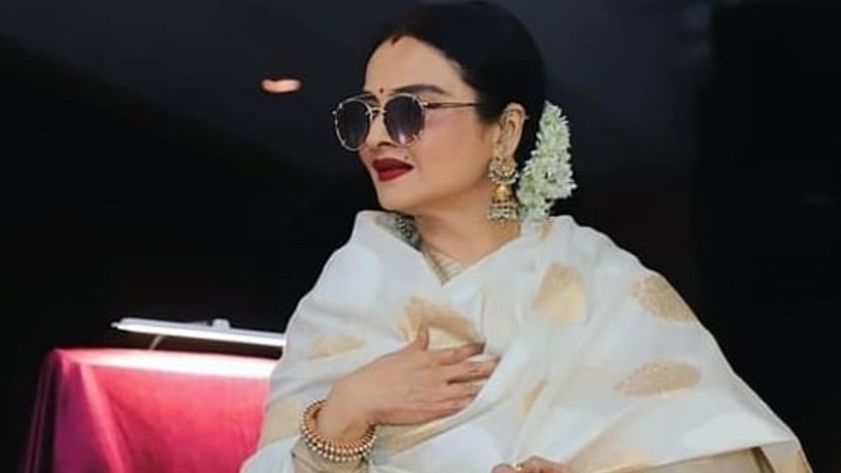It is said that Rekha wished to become a nun as she studied in a convent school with Irish nuns. Credit: Instagram/rekhajifanpage