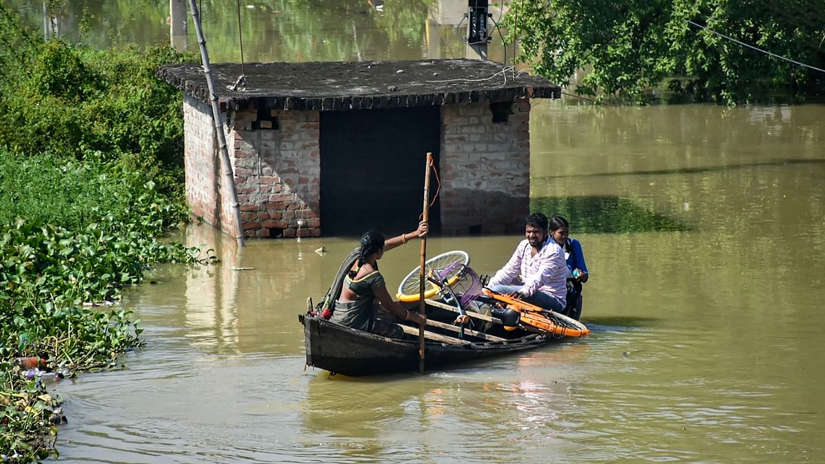 Due to excessive rains in the last few days, adverse effects have been seen on life, livestock and agriculture. Credit: PTI Photo
