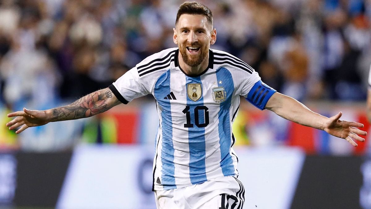 Lionel Messi, whose brilliance stunned the world, topped the list of best footballers of history, according to the English magazine 'Four Four Two'. Credit: AFP Photo