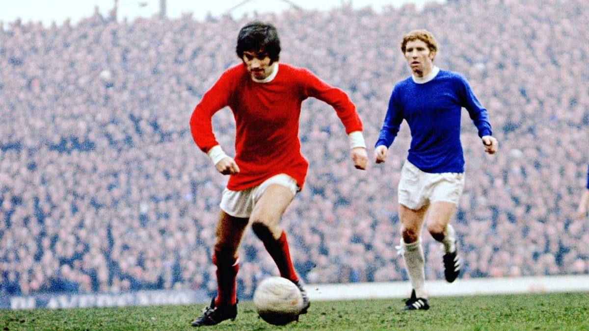 Irish icon George Best, who is for his impressive technical skills, was ranked seventh on the list. Credit: Instagram/@georgebestfp