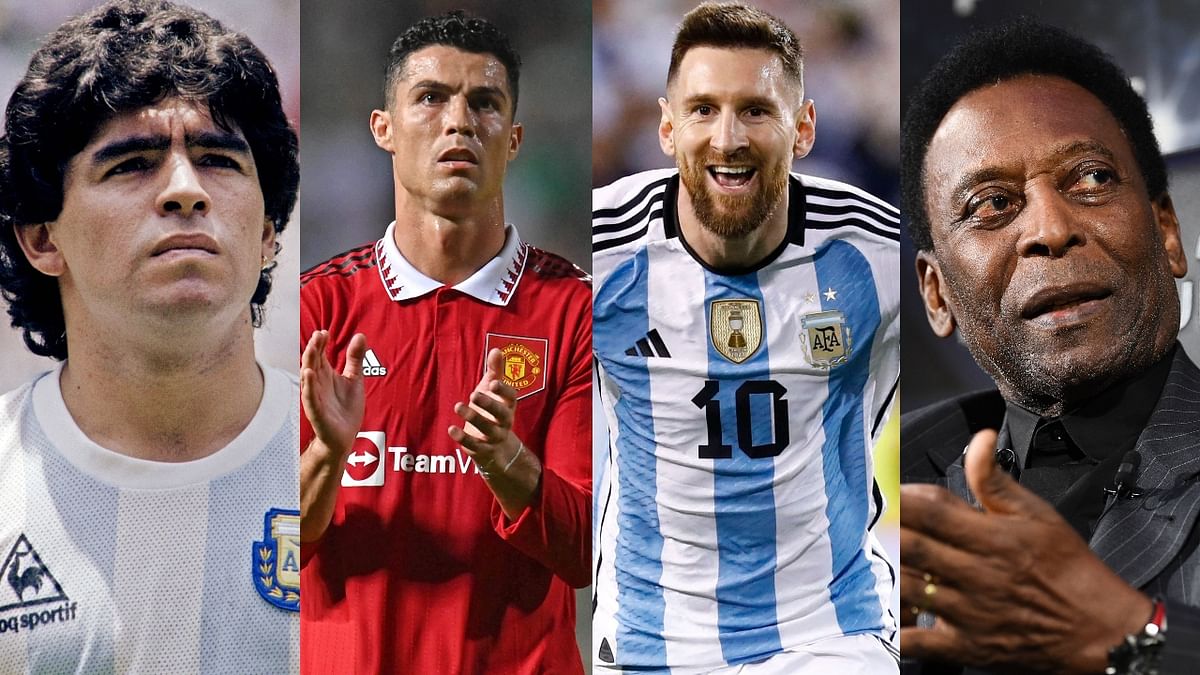 In Pics | Top 10 best footballers in history, Messi tops the list