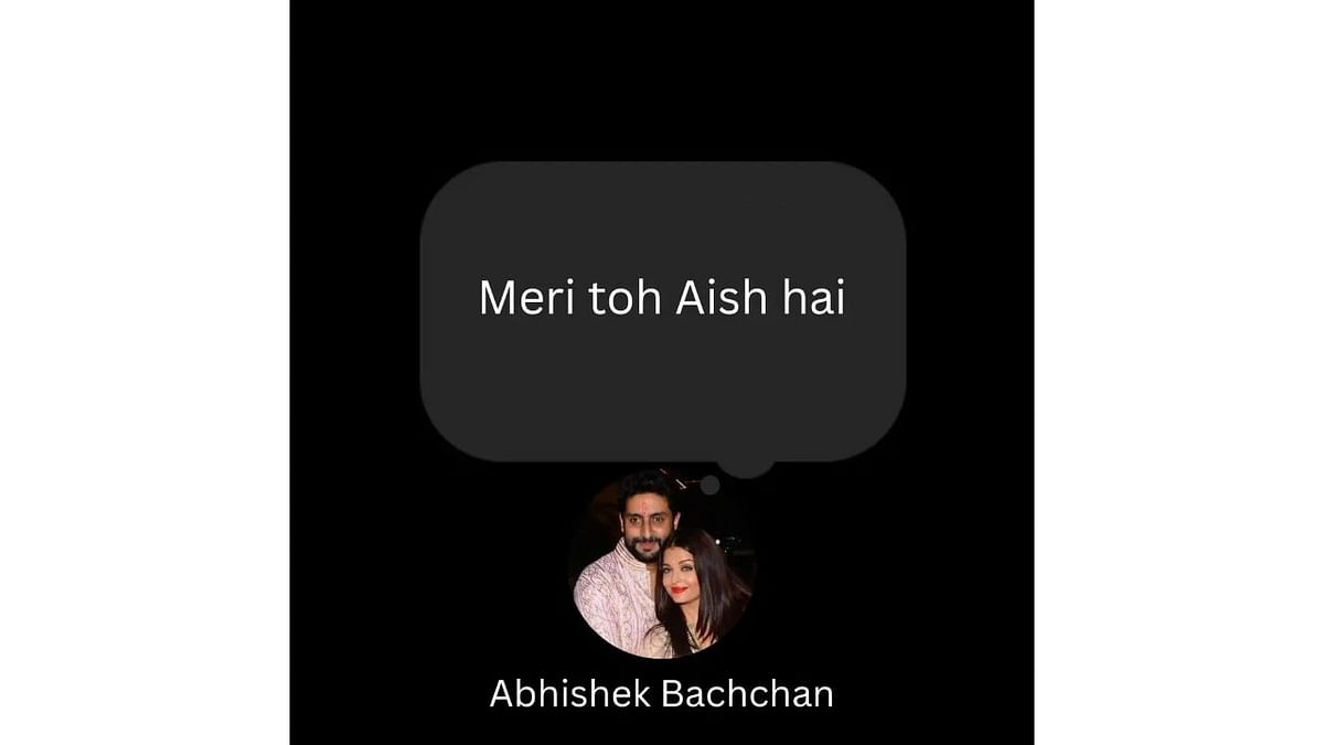 Abhishek Bachchan is a good sport and is known for his dignified responses to trolls. Credit: Instagram/@simplyavinash