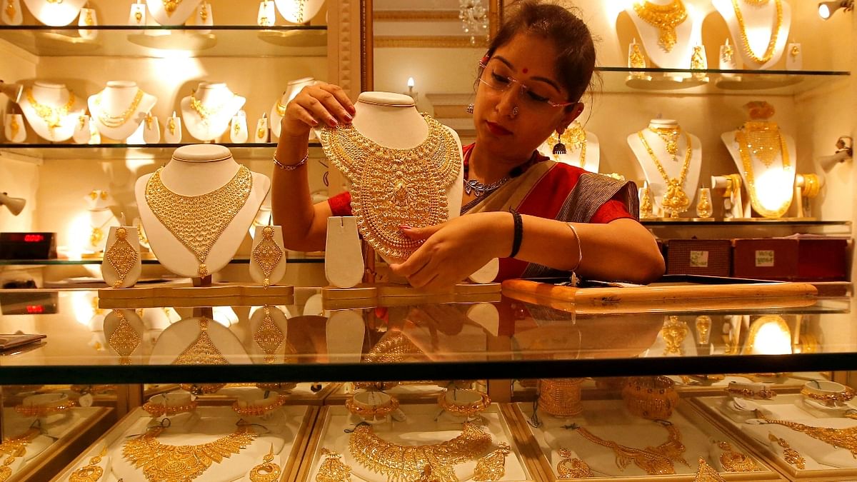 Gold and Silver: It is widely believed that buying these precious metals on Dhanteras makes a person prosperous and brings them more wealth. People buy coins, idols and jewellery which they worship later in the day. Credit: Reuters Photo
