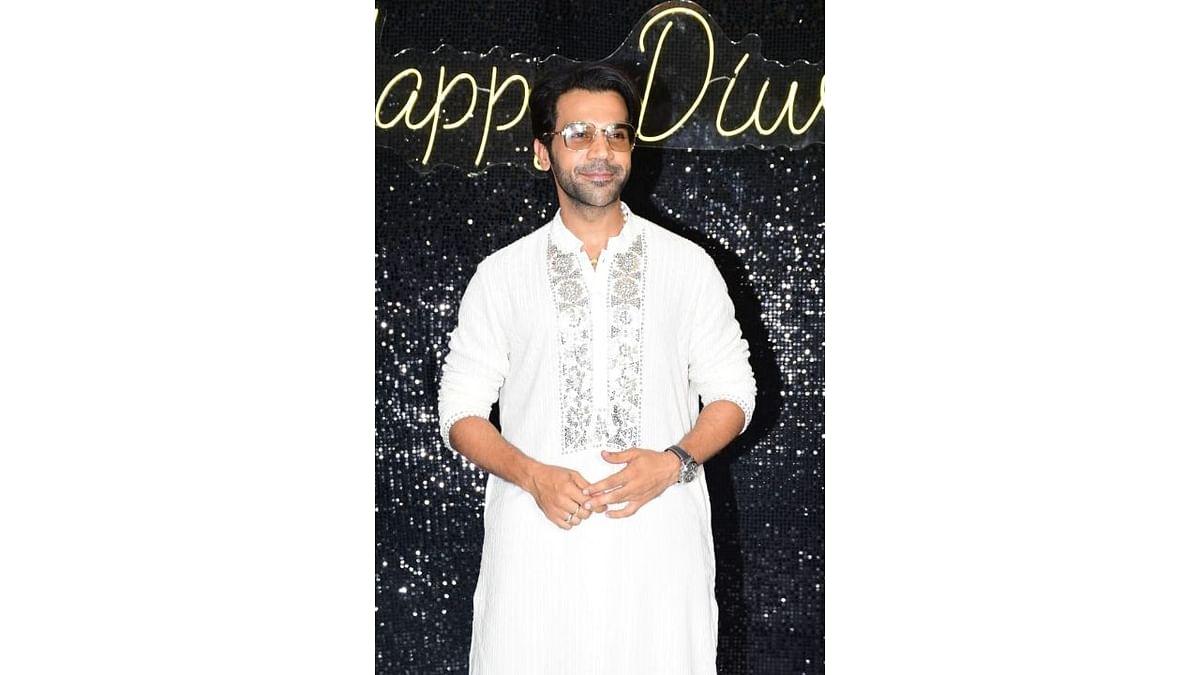 Rajkummar Rao slayed it a stylish white outfit. Credit: Special Arrangement