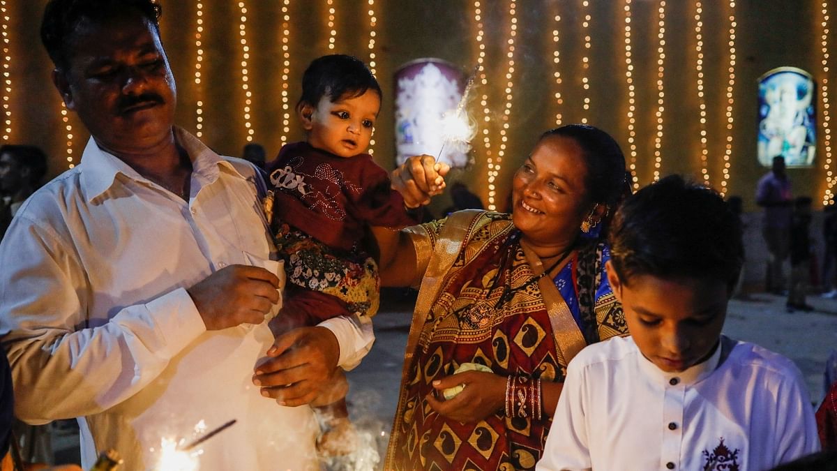 Diwali, also known as the festival of lights, was celebrated with great zeal and enthusiasm across the nation. Credit: Reuters Photo