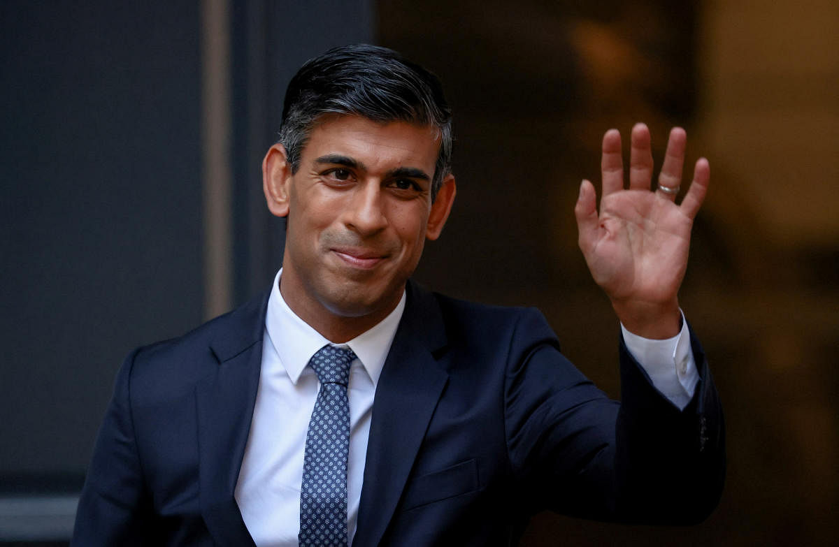 Rishi Sunak on Monday is all set to make history as Britain's first Indian-origin Prime Minister after being elected unopposed as the new leader of the governing Conservative Party on Diwali, following Penny Mordaunt's withdrawal from the race. Credit: Reuters Photo