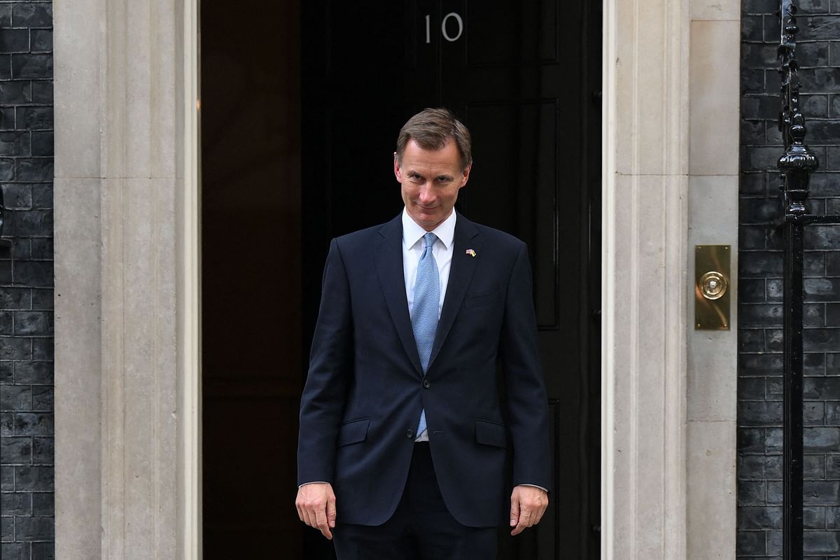 Sunak retained Chancellor, Jeremy Hunt, in place for economic stability. Credit: AFP Photo