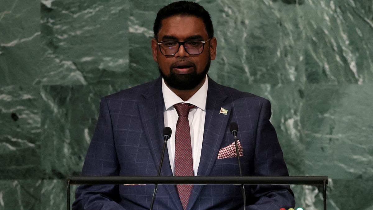 Irfaan Ali: Mohamed Irfaan Ali took oath as Guyana's ninth executive President in August 2020. Ali is one of two sons of his parents, who are both educators. He was born on April 25, 1980, into a Muslim Indo-Guyanese family at Leonora, West Coast Demarara. Credit: Reuters Photo