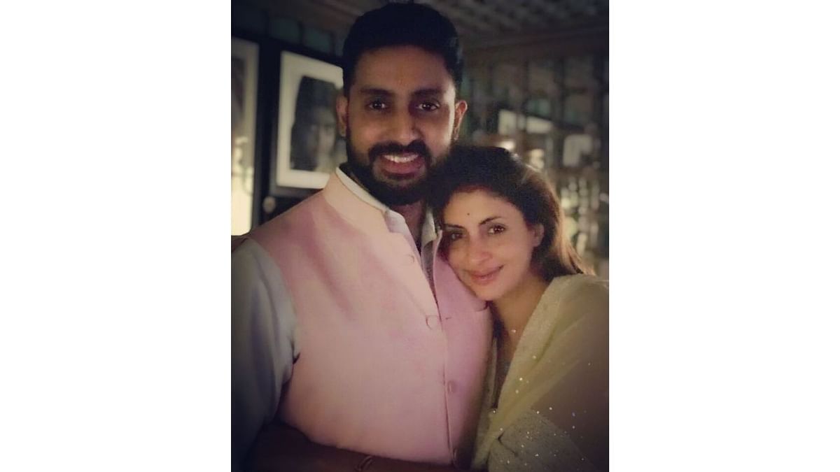 Abhishek Bachchan - Shweta Bachchan: Abhishek and Shweta keep treating fans with their adorable pictures. Credit: Instagram/@shwetabachchan