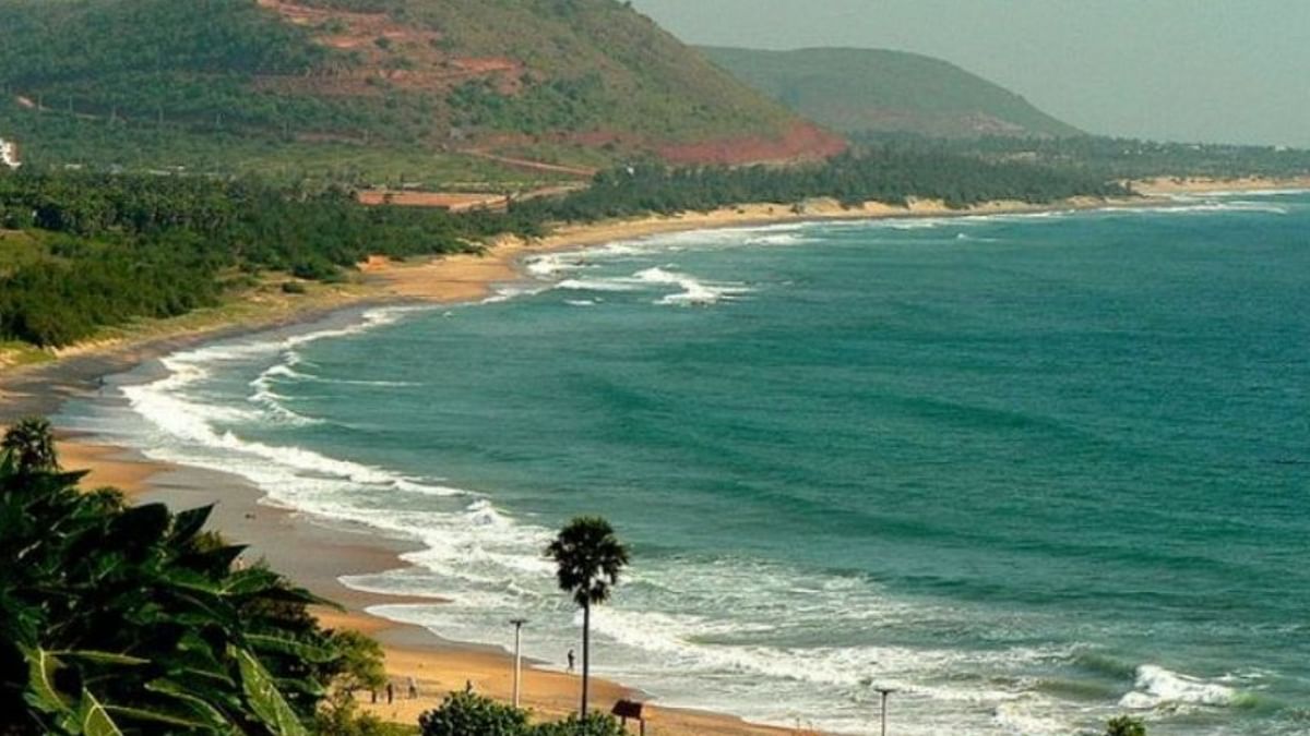 Rushikonda Beach: Located in Andhra Pradesh, Rushikonda beach is known for its golden sands and is a popular spot for water sports. Credit: PBNS