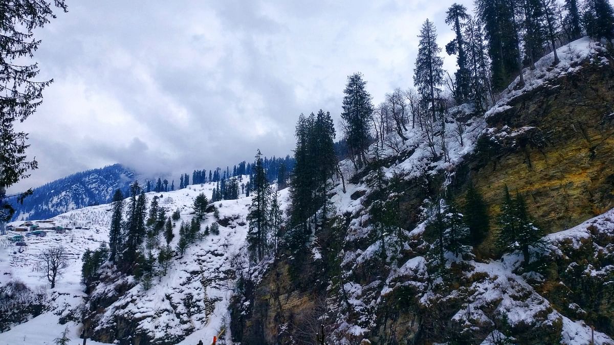 Manali | Manali is one of the most favourite tourist spots in Himachal Pradesh and attracts lakhs of visitors every year. With icy cold winds, the snowcapped mountains and pine trees, this is a must-visit place for snowfall enthusiasts. Credit: PTI Photo